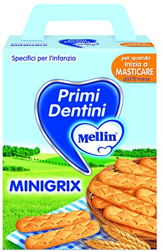 Mellin Minigrix, Gusto Non Salato, 6x180g