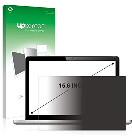 upscreen 15.6 Filtre de Confidentialité pour Ordinateurs portatifs avec 15,6 pouces (39.6 cm) [345 x 194 mm, 16:9] Protection, Privacy Filter