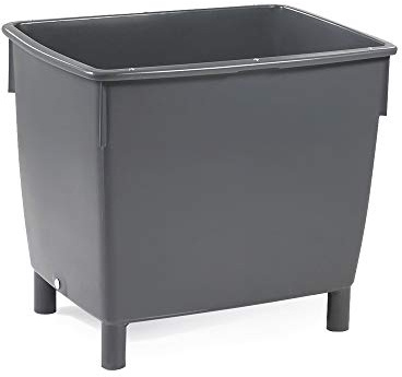 Leichtbaubehälter L945xB725xH830mm PE (HDPe) basal tgrau CRAEMER