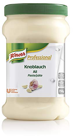 Knorr Professional Würzpaste Knoblauch (natürlicher Geschmack, immer einsatzbereit) 1er Pack (1 x 750g)