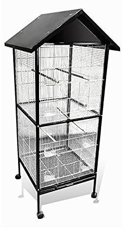SUNESA Vogelvoliere vogelkäfige Hohe Qualität Große Dach Top Kleine Vogelkäfig Taubenkäfig Papageikage Vogelkäfig Vogelhaus