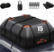 AUPERTO Reißfeste Dachbox Auto,425 Liter Wasserdicht Dachtasche Auto mit/ohne Reling, passend für alle Fahrzeuge mit/ohne Gepäckträger, inklusive Antirutschmatte + 10 Verstärkungsgurte + 6 Türhaken