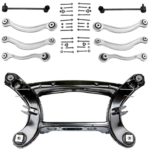 1x Achsträger 8 Teile Querlenker Satz Schrauben Hinterachse für Mercedes-Benz W204 S204 W205 S205 W212 S212 A207 C207 C218 X218 X204