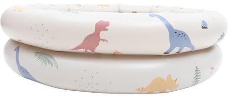 VICASKY Pädagogisches Schwimmbecken Für Kleinkinder Babybadebecken Aufblasbares Schwimmbecken Babybecken Poolspielzeug Wasserspielzeug Aufblasbares Kinderbecken Wanne PVC Beige