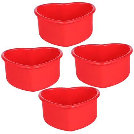 PartyKindom 4pezzi Stampo Per Dolci Forma in Silicone Stampi Per Torte Antiaderenti Per Cottura Forno e Congelatore