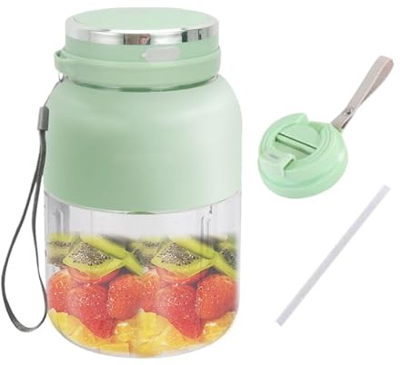 Blender Portable | Presse-Agrumes éLectriques | Mixeur Portable Électrique Avec Lames | Min-i Mélangeur pour Smoothies, Rechargeable par USB, Pour Milkshakes, Jus De Fruits, Smoothies, 1300ML
