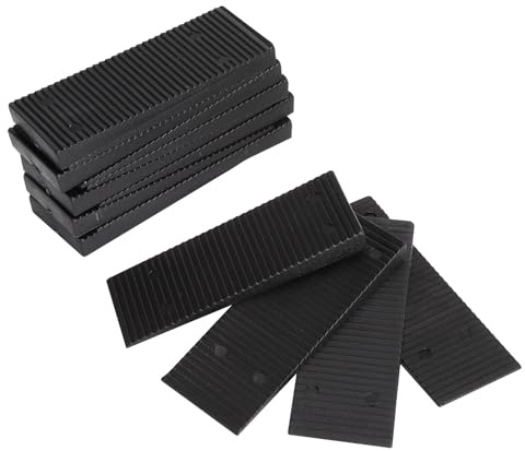 Möbelkeile Kunststoffkeile Montagekeile Unterlegkeile Ausgleichskeile - Rutschfeste Keile Kunststoff Stapelbar Zuschneidbar Nivellierkeile Nivellierunterlagen für Möbel Waschmaschine Türen Fenster DIY