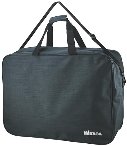 Mikasa Tasche für 6 Bälle (AC-BGM60-BK/aufgeblasene Balltasche/für Fußball und Volleyball/einfach zu tragen/passend für 6 Bälle)