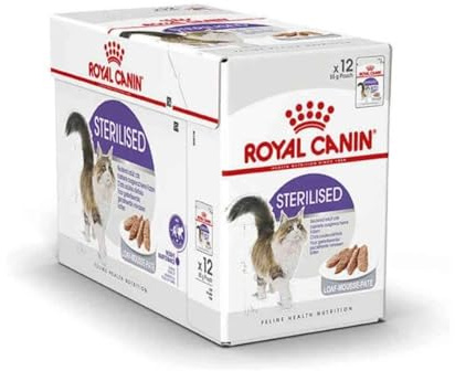 ROYAL CANIN Sterilised Mousse | 12 x 85 g | Alleinfuttermittel für Katzen | Für kastrierte Katzen