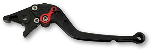 LSL Bremshebel Classic R31, schwarz/rot, lang (Black)