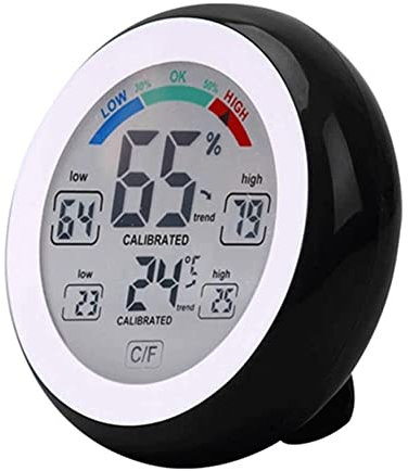 XIXIDIAN Hygromètre numérique Thermomètre intérieur Chambre Humidité Humidité Gauge & Pro Précision Thermomètre à écran Tactile de calibrage