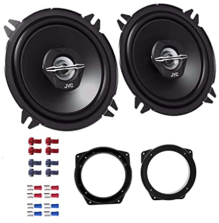 JVC CS-J520X Auto Lautsprecher Boxen 500 Watt 13 cm 2 Wege Koax passend für BMW 3er Compact (E46) 2001-2004 Türen Front
