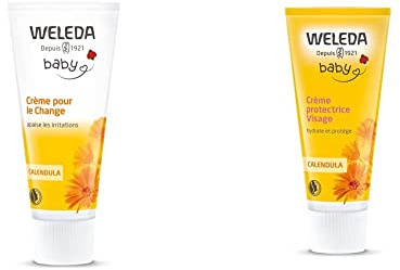 Weleda Crema Pañal de Caléndula (1x 75 ml) (9831EN) & Crema Facial de Caléndula (1x 50 ml)