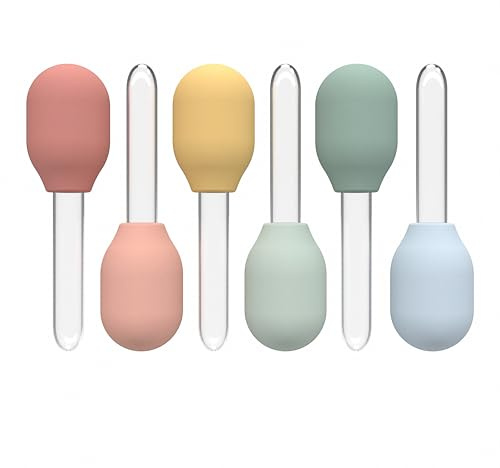 Inspire My Play 6 x Pastel Pipettes for Children - Pipettes Dropper for Kids - Sensory Toys and Accessories for Messy Play