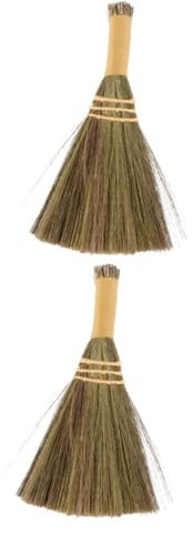 GLEAVI 2pcs Manual Broom Cleaning Lint Brush Dusters Dusting Brush Broom for Desktop Home