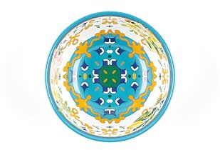 Guzzini - Contenitore in melammina, 22 cm, colori vari, ''FLOWER&LEMON