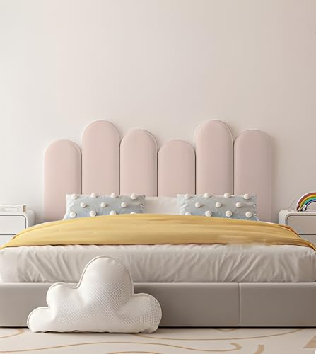 Wandpaneele Gepolstert, 3cm Dick Wandkissen Mit Befestigung Wandkissen Selbstklebend, für Wanddeko Schlafzimmer Wohnzimmer, Bett Kopfteil Einfach und Leicht zu Installieren ( Farbe : G , Größe : 120cm