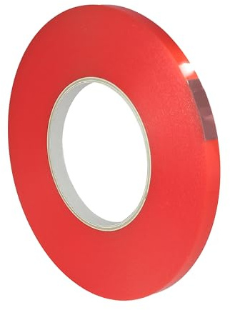 Klebeshop24 - Nastro biadesivo trasparente | nastro adesivo in PET | extra sottile e forte adesivo | nastro adesivo ad alte prestazioni industriale / 15 mm x 50 m
