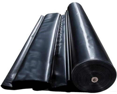 2x6 3x8 8x9 9x10m Telo per laghetto Rivestimento per laghetto da Giardino Fodera per Laghetto HDPE Flessibile Fodera per Piscina Liner per Laghetto Koi Aiuole Landscaping(Dimensione:5x5.0m (16.4x16.4f