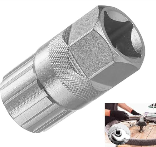 jushion Fahrrad Kassettenabzieher Zahnkranzabzieher für Shimano 6–11 Fach | Kassettenabzieher & Zahnkranzabzieher, leicht zu bedienen, Reparaturwerkzeug für Shimano 6–11 Fach Fahrradkassetten