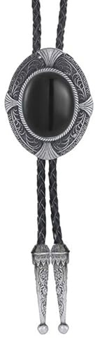 DINSOAVR Krawatten, falsche Halsbänder, traditioneller Bolotie für Männer und Frauen, Vintage-Stil, Türkis, Western-Krawatte, PU-Leder, Seil, Krawatte, Konzert, Hemd, Krawatte