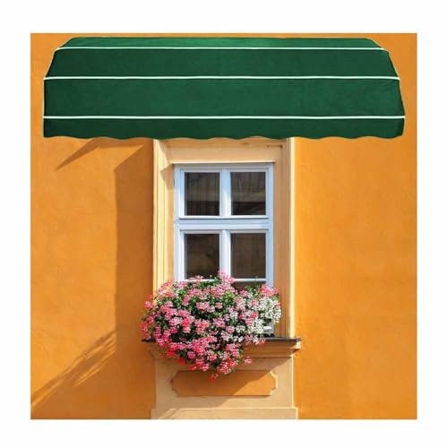 Tenda da sole da esterno per finestre e porte, tenda da sole in tela a cupola con telaio zincato per cortile, balcone, negozio, ristorante, terrazza