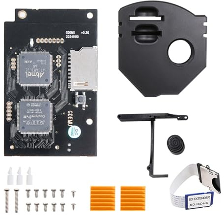 BITFUNX Scheda di simulazione dell'unità ottica GDEMU V5.20b, per SEGA | Supporta solo l'estensione SD per console SEGA Dreamcast VA1, unità ottica di riparazione, installazione facile