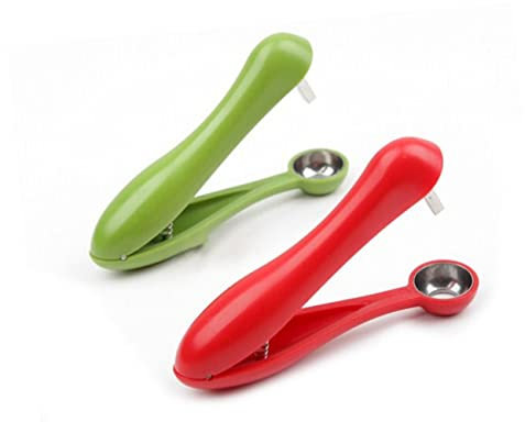 Alipis Cherry and Olive Pitter Tool Multifunctional Fruit Seeder Remover for Cherries and Olives Portable Easy to Use Random Color