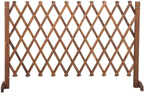 Valla Decorativa para jardín, Valla de Madera, Rejilla Decorativa, barandilla telescópica, Valla de jardín Exterior, Panel de Valla, Valla de Enrejado