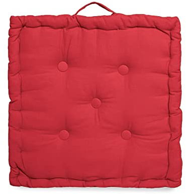 INSAFIANS Luxury 4-Inch Thick Armchair Booster Cushion Soft Touch Seat Pad for Elderly Post-Operative Pregnancy Support (Red)