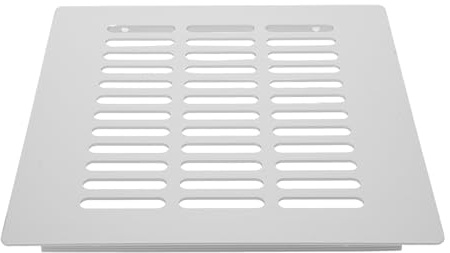 Mikikit Cubierta de Ventilación para Armarios de Aluminio Robusto Rejilla Metálica Cuadrada Resistente la Oxidación para Baño y Cocina Diseño Contemporáneo para Flujo de Aire de Color