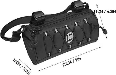 Aumotop wasserdichte Fahrrad-Lenkertasche, Langlebig, Große Packtasche für Rennrad, Mountainbike, Polyester-Material (Typ 1)