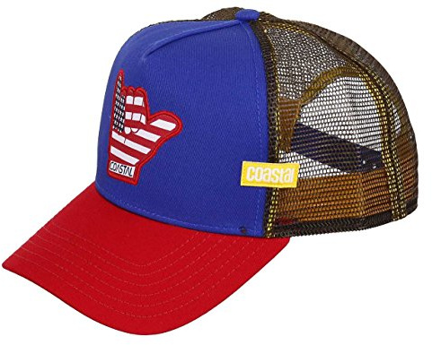 COASTAL - US Shaka (blue) - Trucker Cap Meshcap Kappe Mütze Cappy Caps