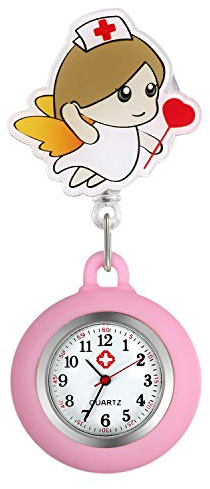 Avaner Uhren Silikon Krankenschwester Damen Armbanduhr Cartoon Taschenuhr Anlog FOB Uhr aus Legierung Quarzuhr
