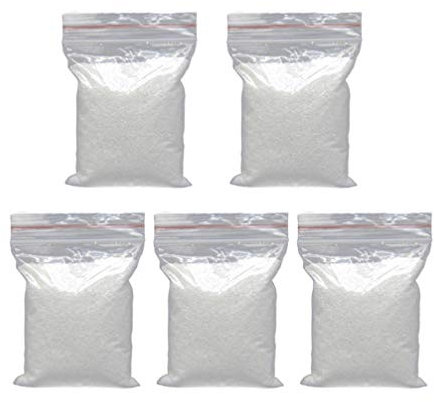 Exceart 5 Packungen Aquarium Sand Weiß Kieselsteine Sand Kreative Aquarium Garten Home Dekoration – 80 g