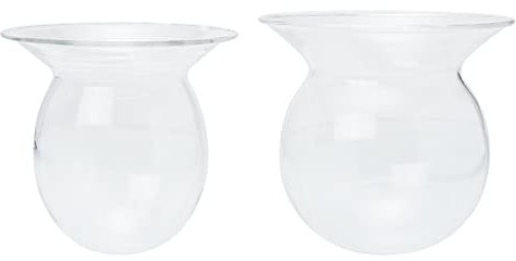 Angoily 6 Stücke Hydroponische Blume Vase Blume Arrangieren Vase Klare Dekorative Vase für Haus Küche Dekoration Ornament Löschen