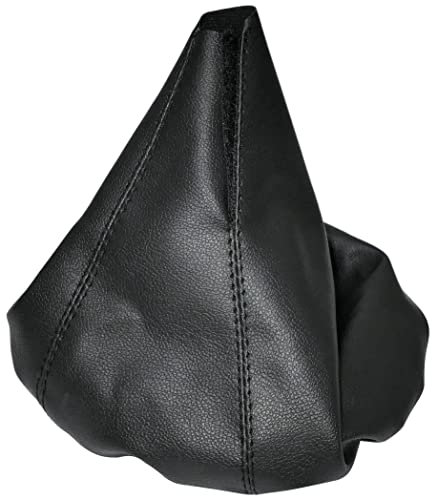 Aerzetix - C59156 - Cuffia soffietto per leva del cambio - compatibile con Fiat Bravo dal 2007 al 2014 - colore: nero - in pelle sintetica