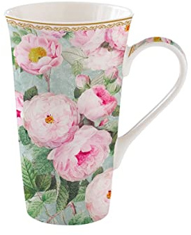 Easy Life - Coffret MUG en Porcelaine 600 ML Roses en Bloom - EASYLIFE