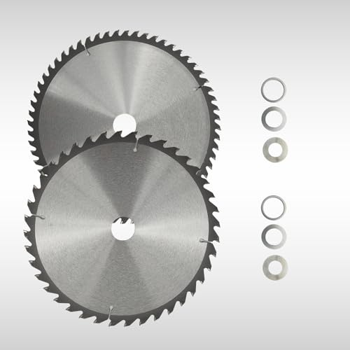 Dunnet Tools 250mm x 30mm Circular Saw Blades 2pcs Mixed Tooth | 40/60 Tooth, Cutting Tool Saw Blade, Professional Diy Joinery, Table Saw Tools, For Wood Saw