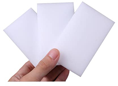 LALAFINA 20 Stück Reinigungsschwämme Hochdichte Nanoreinigungsschwämme 100x60x20mm Starke Dekontamination Für Küche Bad Und Auto Chemiefreie Reinigung Von Fett Kalk Und Schmutz
