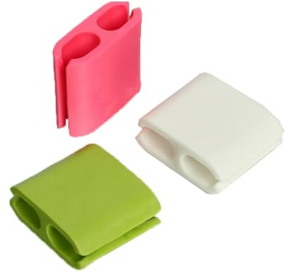 HOMSFOU Kabelaufwickler 4 Stück Krawatten Für Kopfhöreraufwicklungen Kabel Kabelmanagement Kabelbinder Kabelorganisator Handy-kabel-organizer Wickler Veranstalter Keks Mittel Und