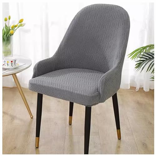 ZTGL G,4PCS, Fundas para Sillas de Comedor Universal, Cubre Funda Protectora Sillas Lavables, Fundas Sillas Ajustables, Cubiertas para Sillas con Respaldo Alto Elásticas