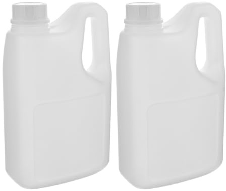 HOLIDYOYO 2L Juice Bottle with Handle Leakproof Plastic Jug for Syrup Honey Storage Versatile Kitchen Liquid Container with Secure Lid