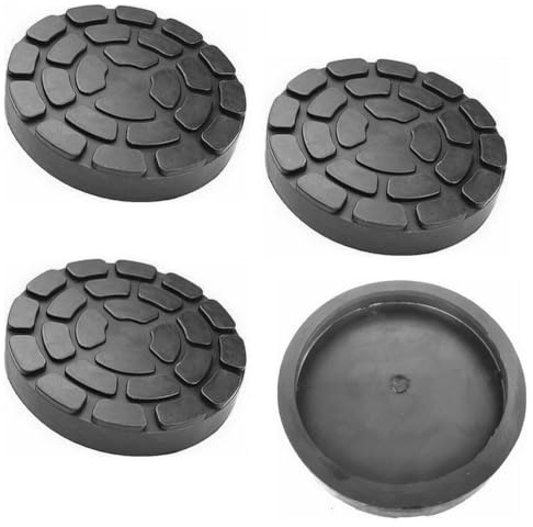 Stranieri Set 4 Pezzi TAMPONI D. 150 mm per Ponti SOLLEVATORI A 2 colonne compatibili ravaglioli in Vera Gomma