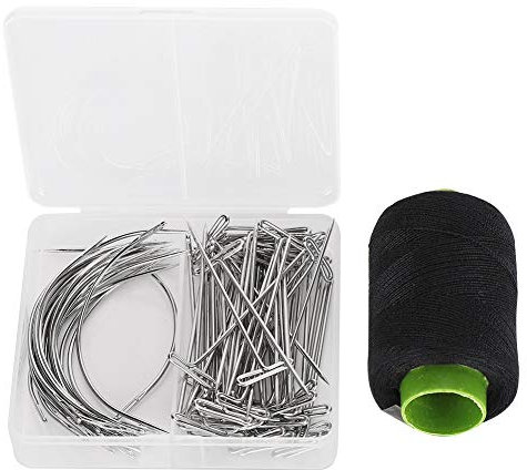 Juego de agujas curvas Resefinem t Pins C hechas a mano para coser cuero aguja multiespecífica ideal para proyectos de costura artesanal reparación de guantes de cuero y carpa
