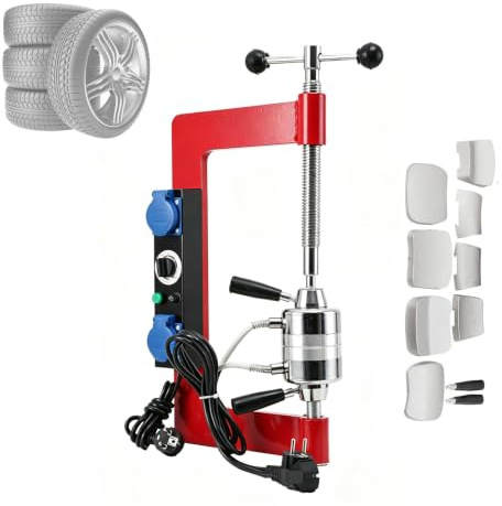 Atsoya Auto Reifenreparatur Vulkanisiermaschine, 220V 1000W Reifenreparatur-Maschinen Automatische Temperaturkontrolle Reifenheizungs-Reparaturwerkzeug Reifen-Vulkanisiermaschine für PKW LKW