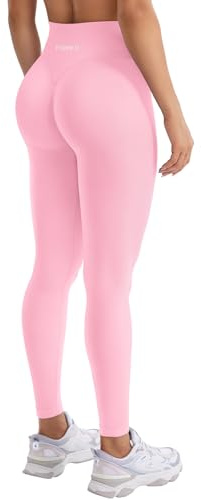 YEOREO Leggings deportivos para mujer, invisibles, para gimnasio, cintura alta, yoga, yoga, entrenamiento, levantamiento de glúteos, push up, gimnasio, pantalones deportivos