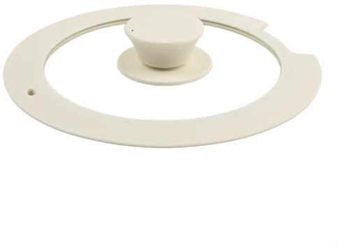 Tapa de silicona para ollas, cubierta de vidrio resistente al calor para sartenes de 18 cm, 20 cm, 26 cm, antiderrames, liberación de vapor, accesorios de cocina, negro y blanco (B 18 cm)