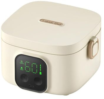 Lonchera eléctrica inalámbrica para hombres y adultos, calentador de alimentos portátil y autocalentable, 12000 mAh, calentador recargable de alimentos con portátil