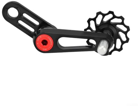 Tensor de cadena 11T optimizado para bicicletas plegables con construcción de aleación de aluminio (negro)